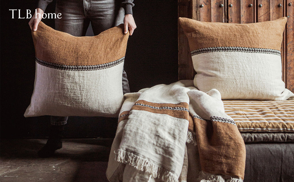 LIBECO クッションカバー 再入荷