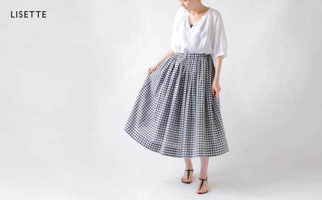 Cotton gingham check 再入荷