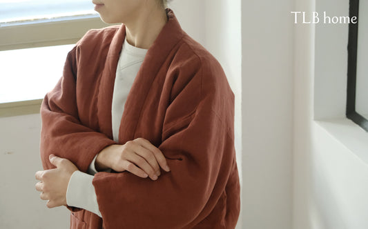 宮田織物×リネンバード別注「リネンの半纏」