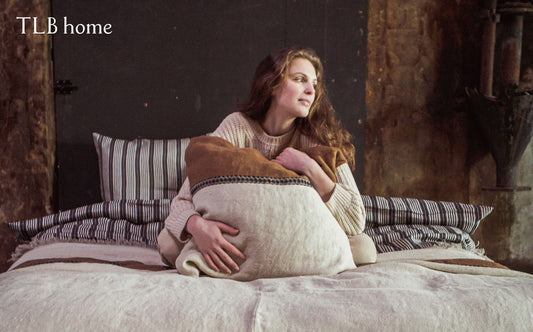 LIBECO クッションカバー再入荷