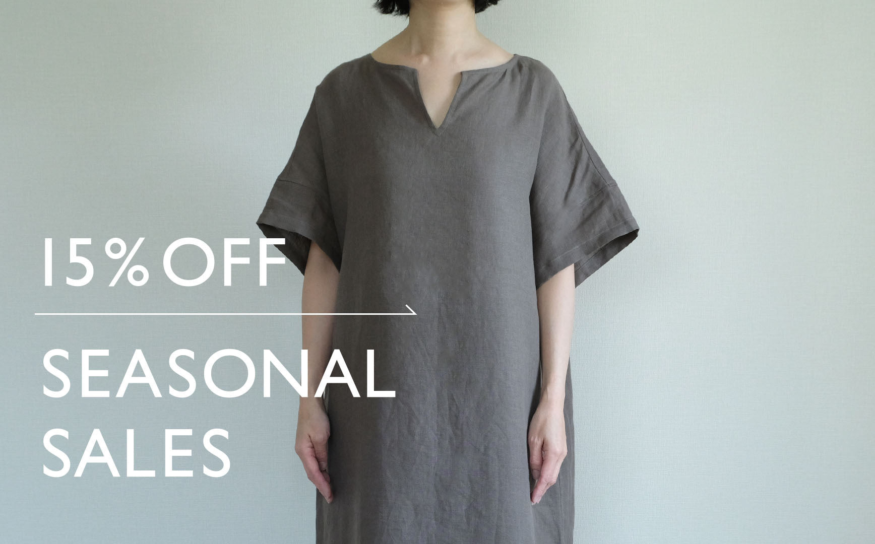 3日間限定ハーフスリーブカフタン15％OFF
