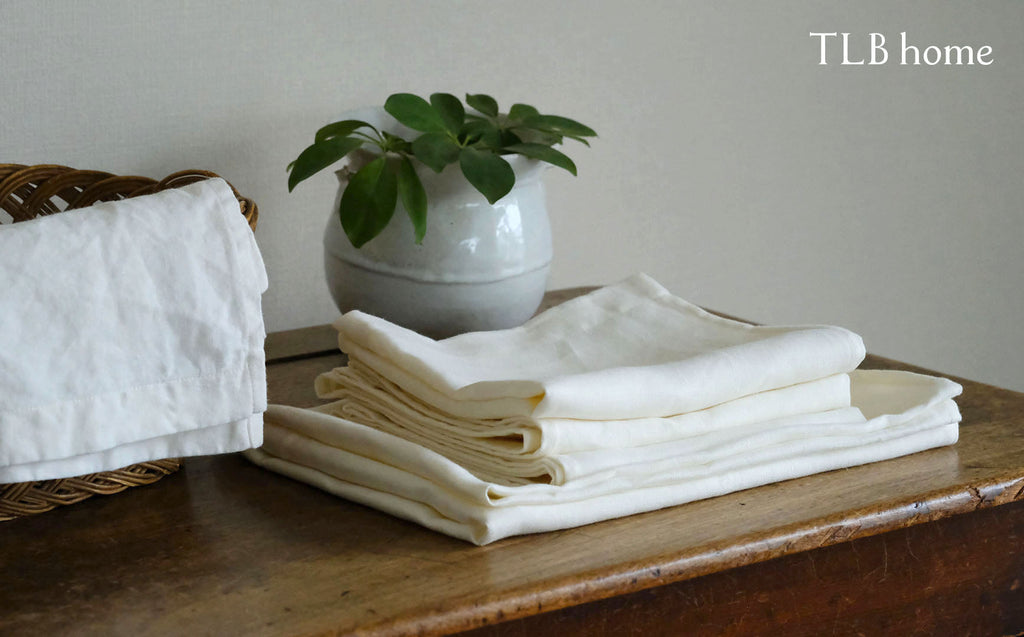オーガニックリネンのタオル新登場