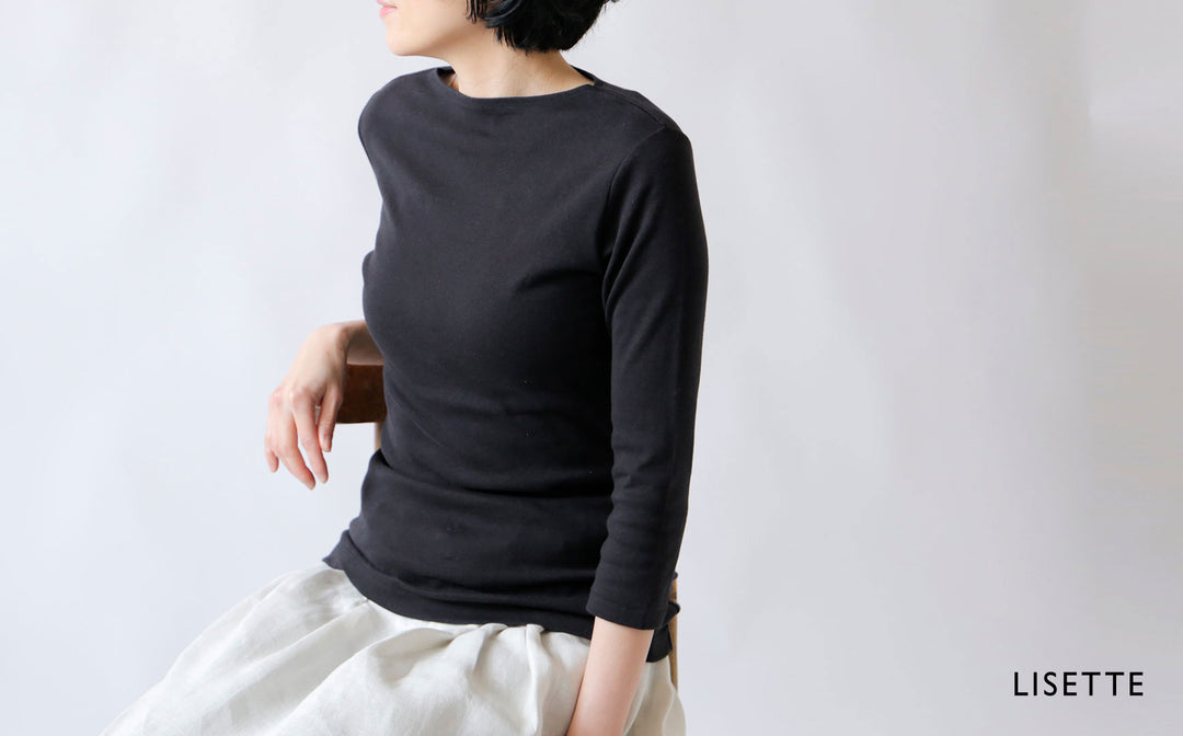 シルエットが美しい定番のカットソー「ドロテ」