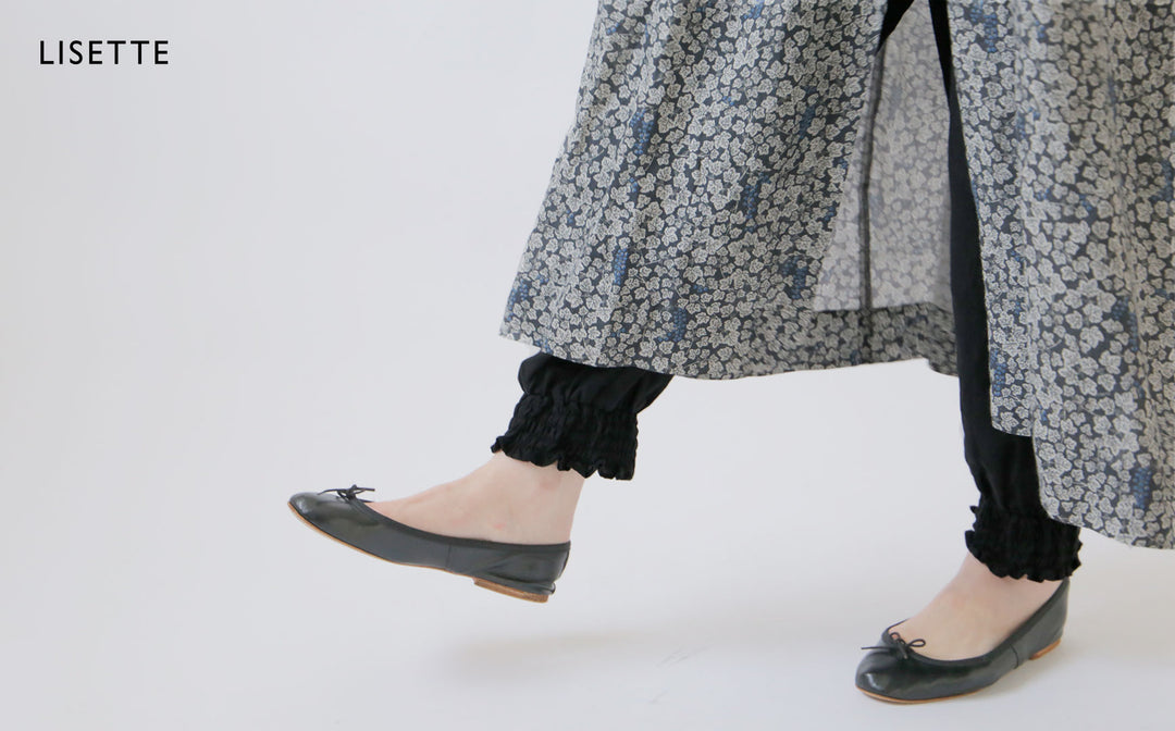 フリルのリネンペチパンツ「ジョゼ」
