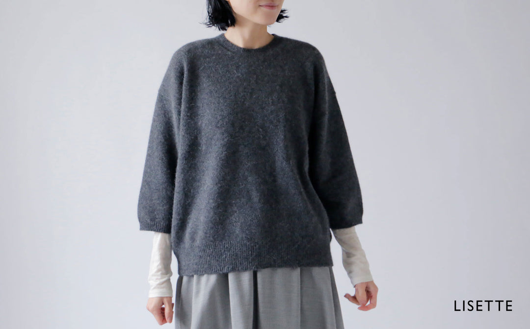 アンゴラニットのプルオーバー「クレオン」