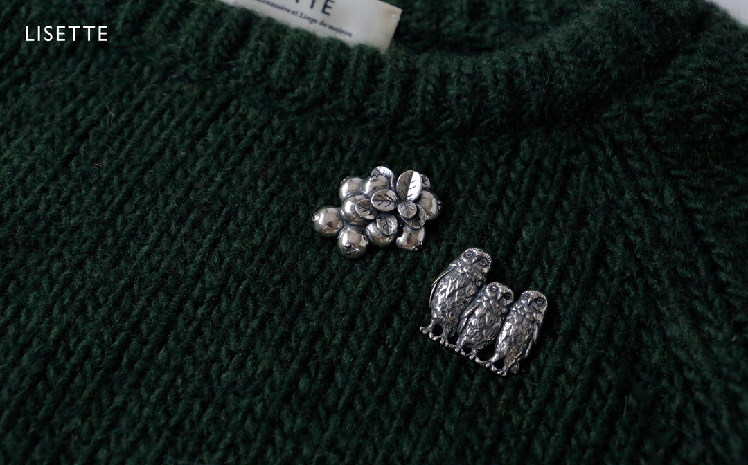 シルバーブローチ再入荷