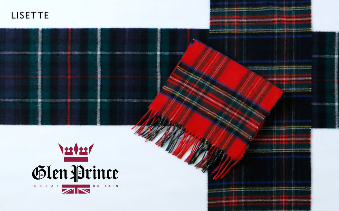 Glen Princeカシミヤマフラー新入荷