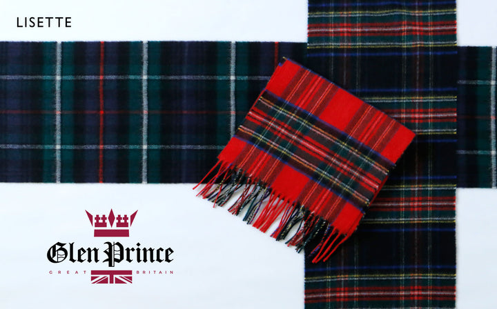 Glen Princeカシミヤマフラー新入荷