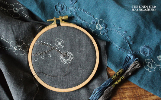 プルオーバーブラウス　刺繍カフスのキット