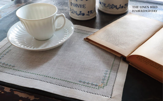 ヘムかがりのティーマット