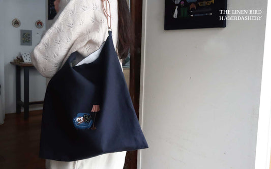 革ひもストラップのリネンバッグ キット