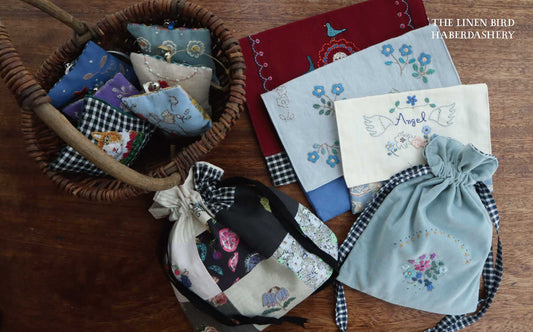 素朴であたたかい、botanicの絵刺繍