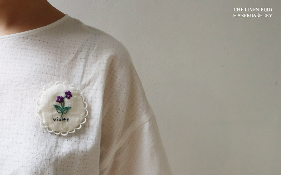 すみれのコースターSunny Thread刺繍キット