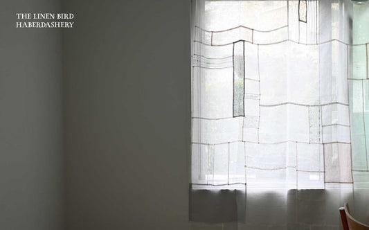 透けるリネンのパッチワーククロスキット