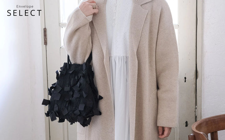 teoriworksの裂き織りバッグが再入荷