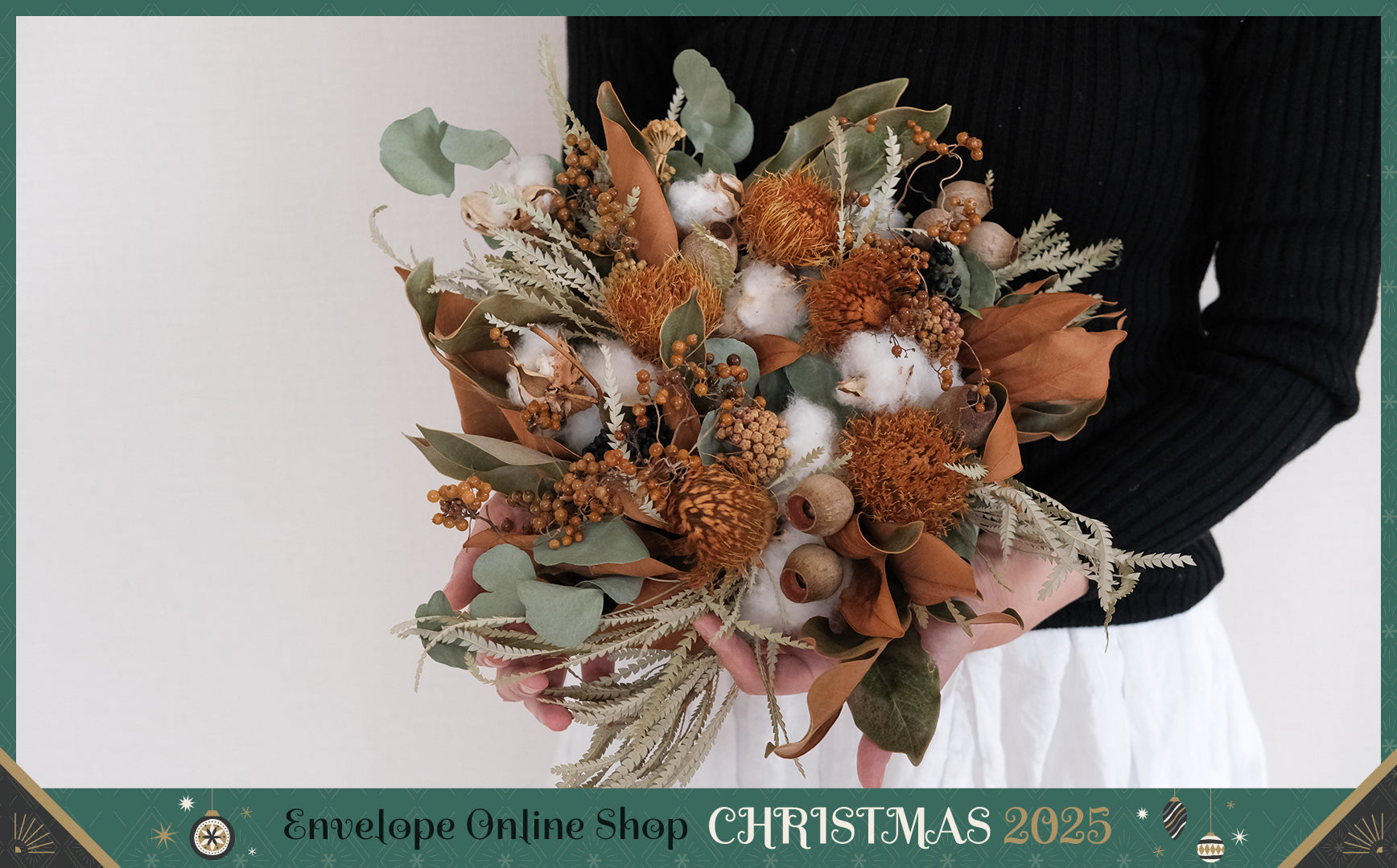 《残り1点》花 植物の手仕事 つぐみのリース