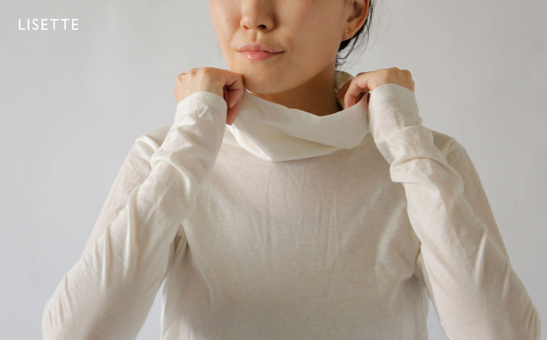 《秋冬定番》コットンカシミヤカットソー再入荷