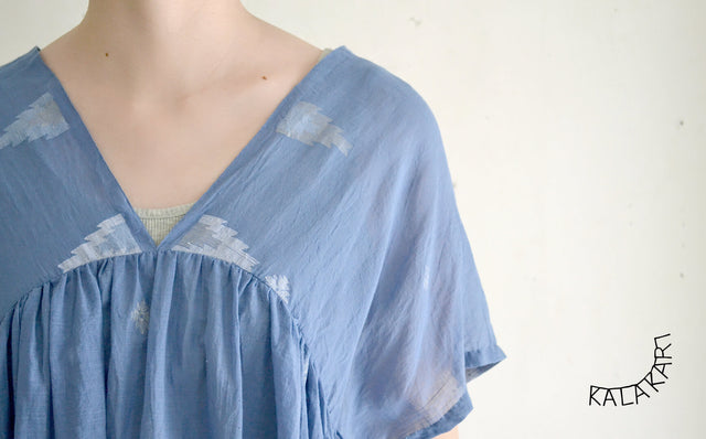 CALICO ロイヤルブルーのチュニック