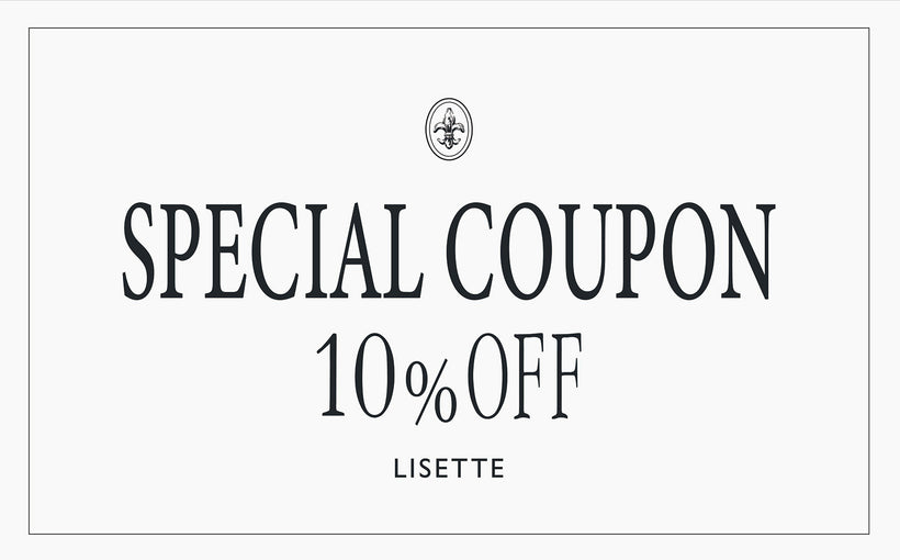 LISETTE-リゼッタの秋冬アイテム10％OFF！会員限定クーポンプレゼント中！