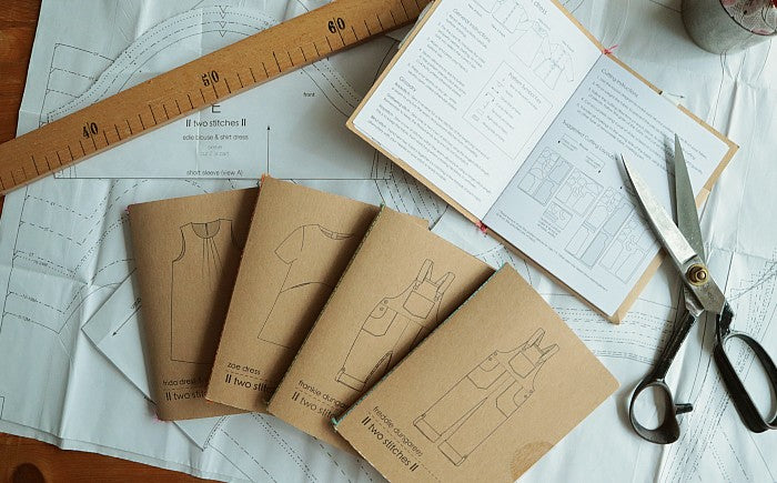 the linen bird haberdashery-【two stitches】子供服パターン