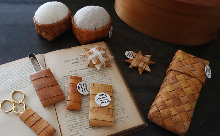 the linen bird haberdashery-mori + ayaco yoshioka 白樺の手芸道具