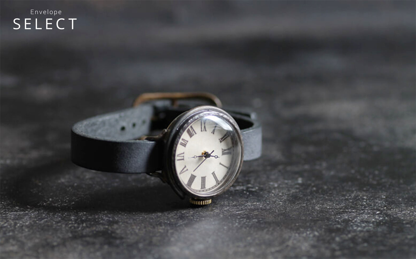atelier coin スケルトン 機械式 手巻き 腕時計 ベルト ブラック ...
