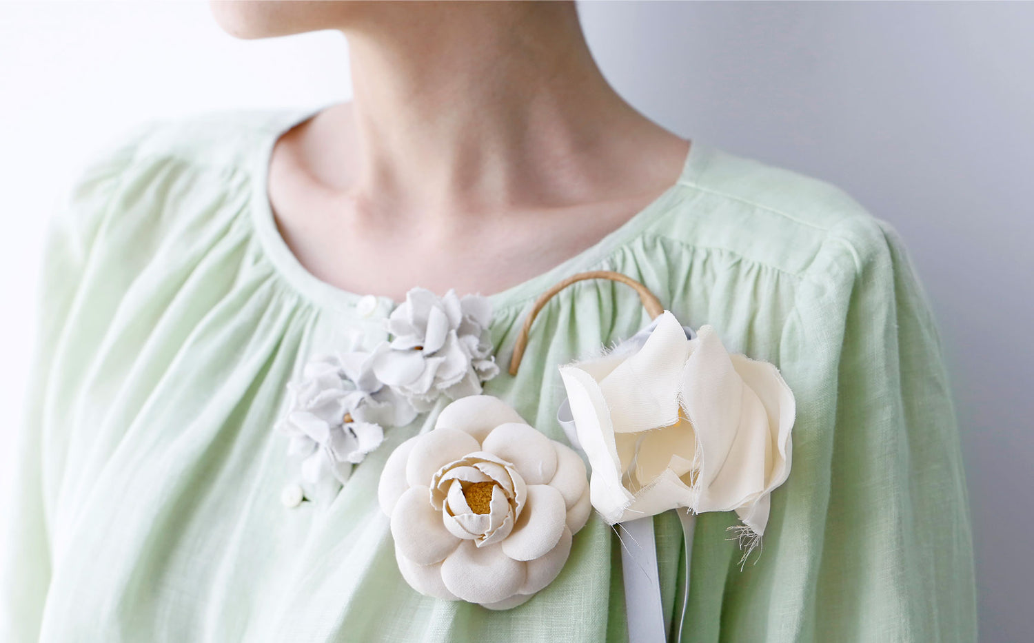 LISETTE-【再入荷】お花のコサージュ3型