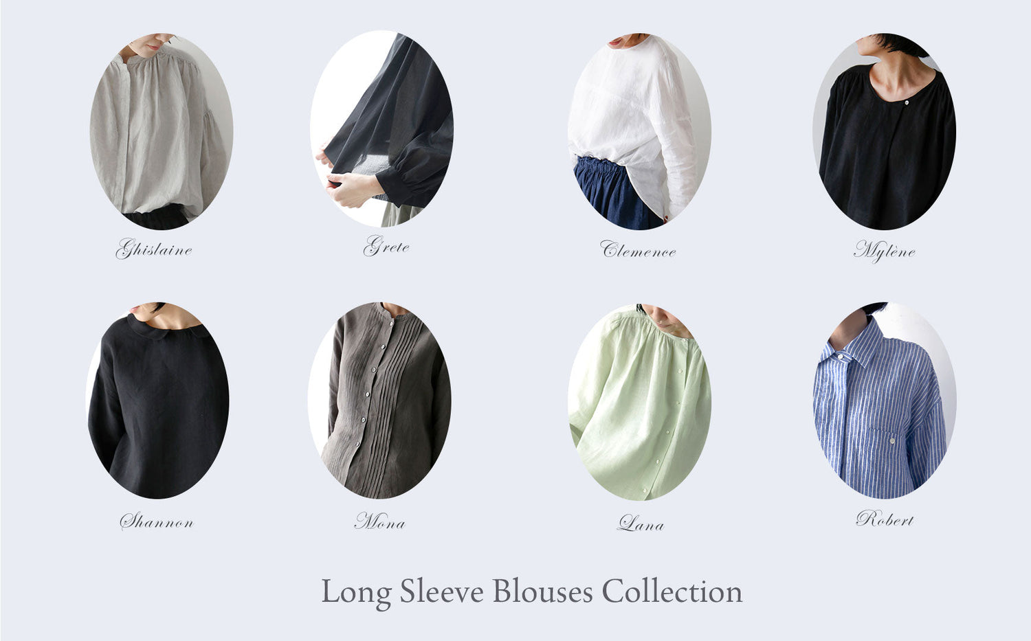 LISETTE-Long Sleeve Blouses Collection