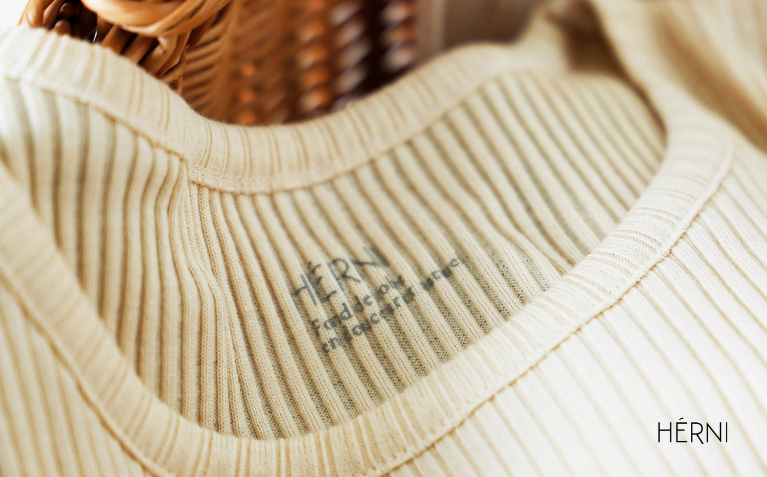 HÉRNI-Superior pima cotton rib