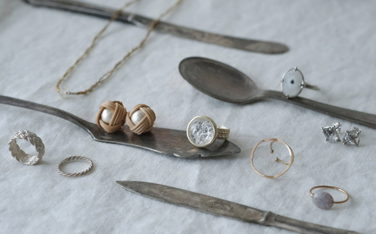 作家もののアクセサリー「わたしだけの1点もの」