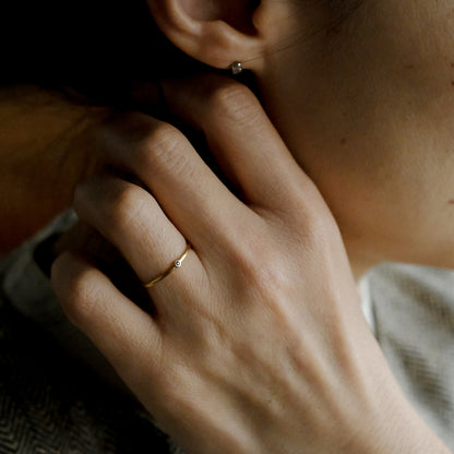 【受注商品】［cobaco］Birthstone Ring_matte