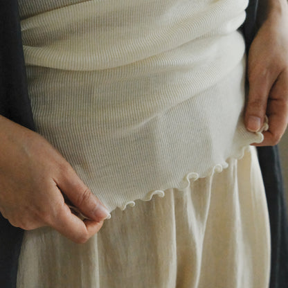 [me.wear]merino washable wool タンクトップ