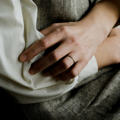 【受注商品】［cobaco］Birthstone Ring_matte