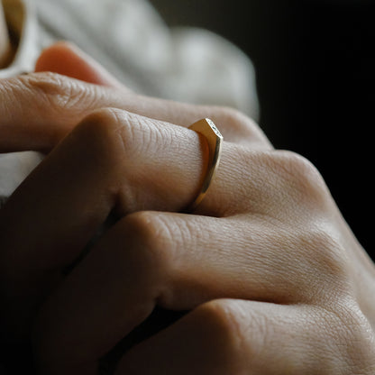 【受注商品】［cobaco］Birthstone Ring_signet