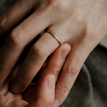 【受注商品】［cobaco］Birthstone Ring_matte