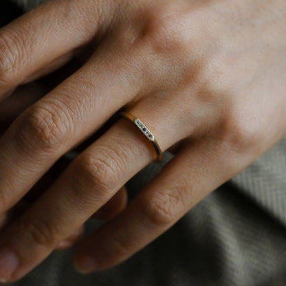 【受注商品】［cobaco］Birthstone Ring_signet