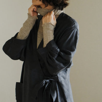 [me.wear]merino washable wool タートルネック