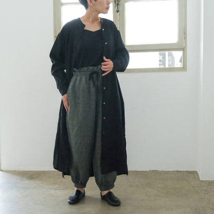 SALUÉ／white label リネンロングペティパンツ