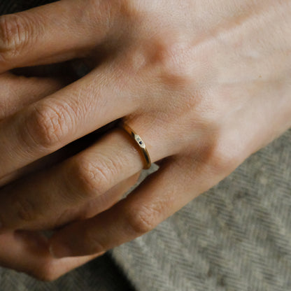 【受注商品】［cobaco］Birthstone Ring_signet