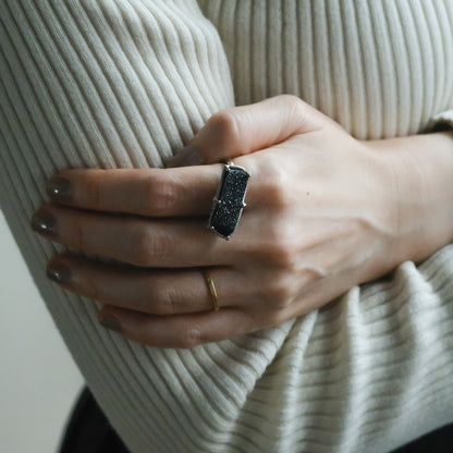 ［装身具LCF］オニキスジオードの指輪