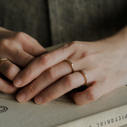 【受注商品】［cobaco］Birthstone Ring_signet