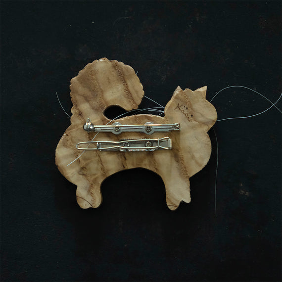 【受注商品】［KÄSI］cat brooch valetta