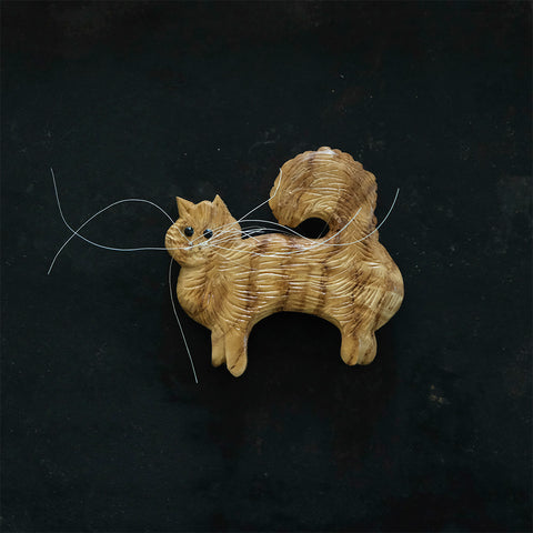 【受注商品】［KÄSI］cat brooch valetta