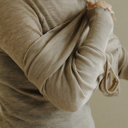 [me.wear]merino washable wool タートルネック