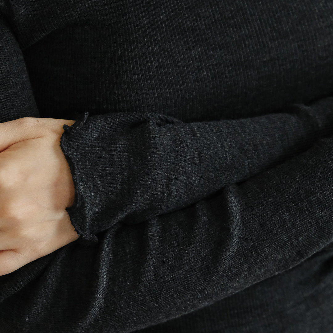 [me.wear]merino washable wool タートルネック