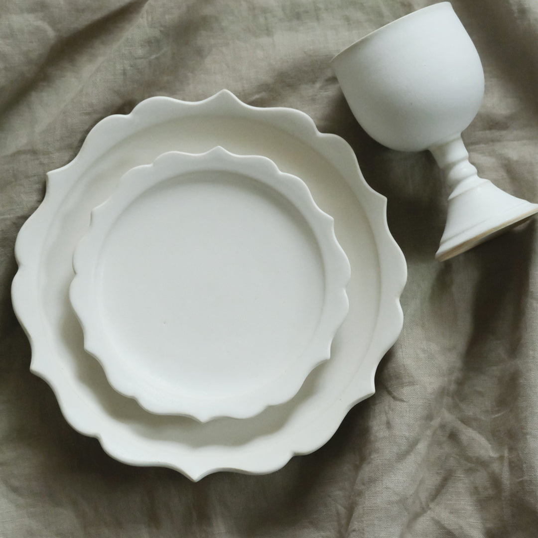 水谷ちえみ］リム皿 輪花 – Envelope - エンベロープオンラインショップ