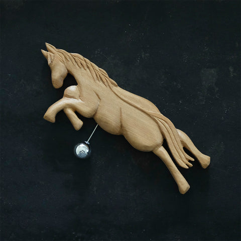 【受注商品】［KÄSI］horse pinbrooch