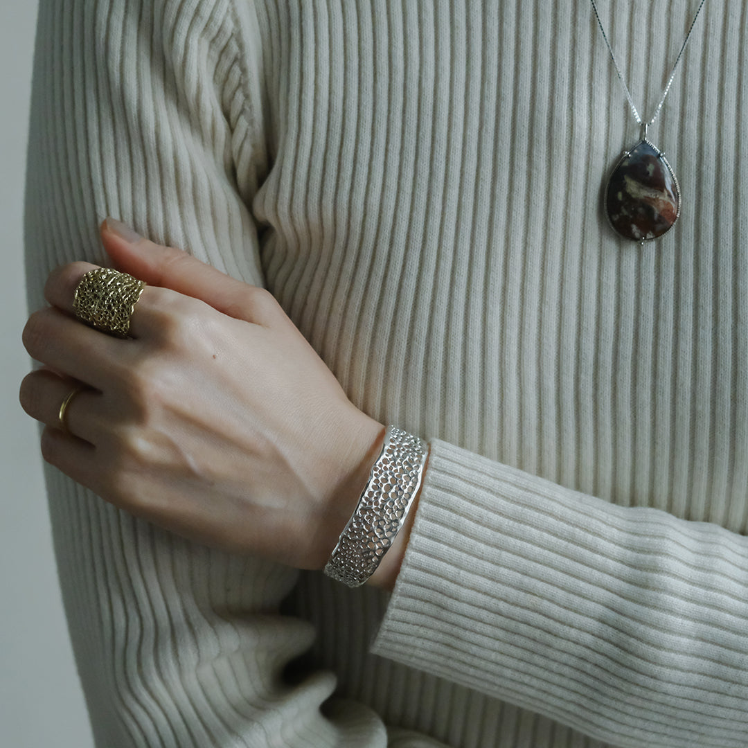 ［装身具LCF］ピクチャーアゲート首飾り