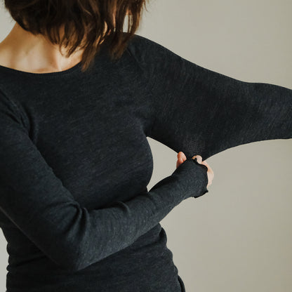 [me.wear]merino washable wool ロングスリーブ
