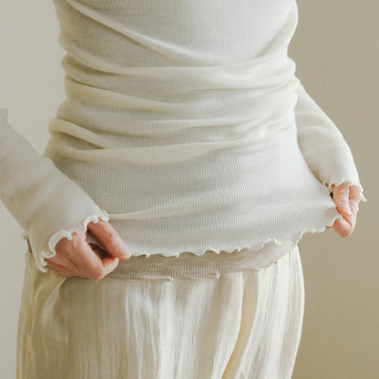 [me.wear]merino washable wool ロングスリーブ